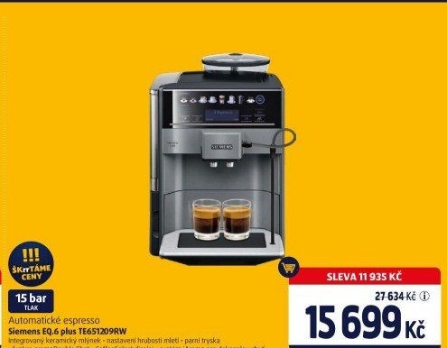 Kávovar Espresso Siemens TE651209RW