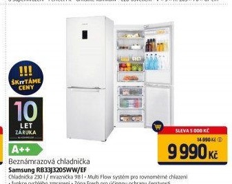 Kombinovaná chladnička Samsung RB3000 RB33J3205WW/EF