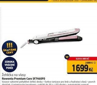 Žehlička na vlasy Rowenta Premium Care SF7460F0