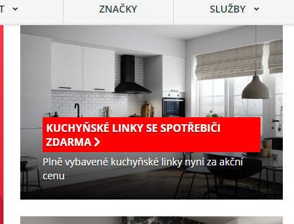 Kuchyňské linky se spotřebiči