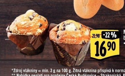 Muffin borůvkový