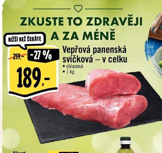 Vepřová panenská svíčková – v celku