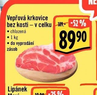 Vepřová krkovice bez kosti