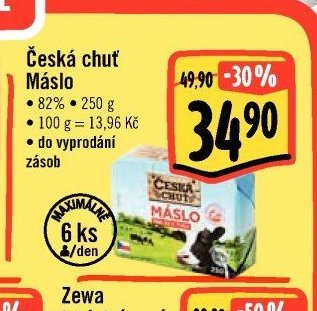 Česká chuť Máslo