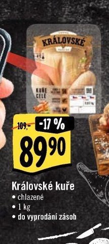 Albertovo královské prémiové kuře
