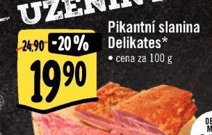 Pikantní slanina Delikates*