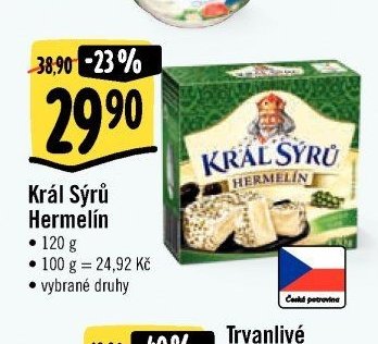 Král Sýrů Hermelín