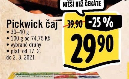 Pickwick čaj