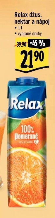 Relax džus, nektar a nápoj
