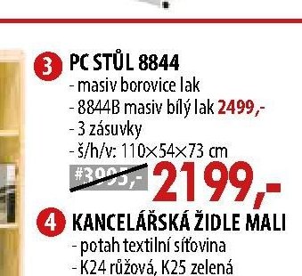 PC STŮL 8844 - IDEA nábytek akcniletaky.com