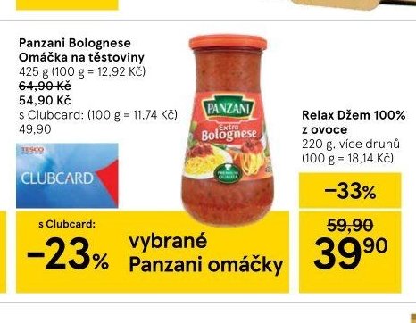 Panzani Bolognese Omáčka na těstoviny