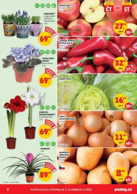 akční leták Penny Market 18.2.2021-24.2.2021