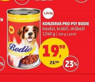 Konzerva pro psy Bodie