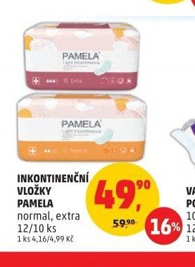 Inkontinenční vložky Pamela