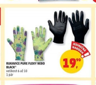 Rukavice Pure Floxy Nebo Black