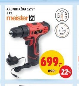 Aku vrtačka 12 V