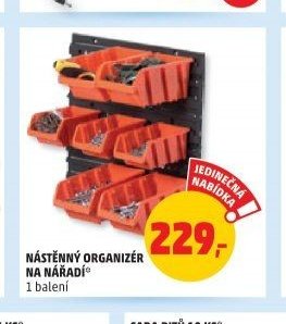 Nástěnný organizér na nářadí