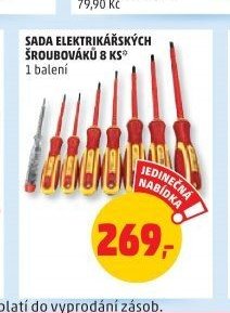 Sada elektrikářských šroubováků 8 ks
