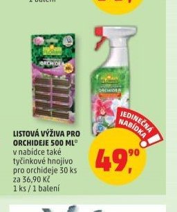 Listová výživa pro orchideje