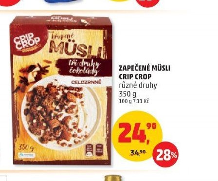Zapečené müsli Crip Crop
