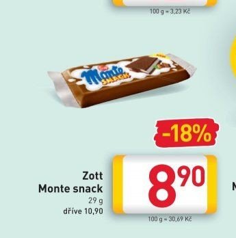 Zott Monte snack