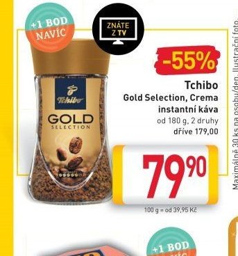 Tchibo Gold Selection, Crema instantní káva