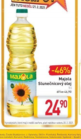 Majola Slunečnicový olej