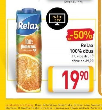 Relax 100% džus