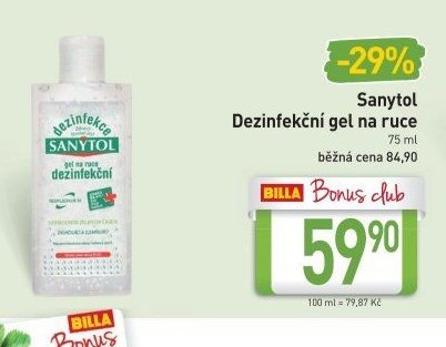 Sanytol Dezinfekční gel na ruce