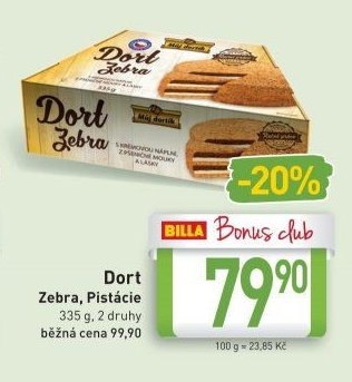 Dort Zebra, Pistácie