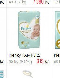 Plenky PAMPERS