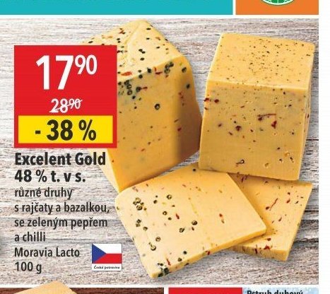 Excelent Gold 48 % t. v s. Moravia Lacto