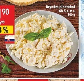 Bryndza plnotučná 48 % t. v s.