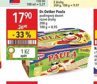Dr. Oetker Paula pudingový dezert