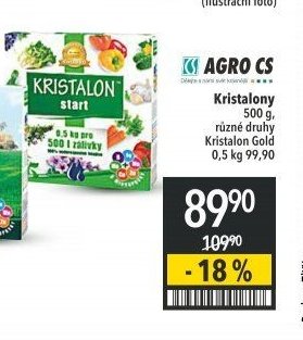 Kristalony 500 g, různé druhy