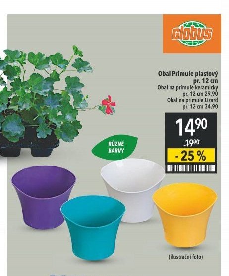 Obal Primule plastový pr. 12 cm