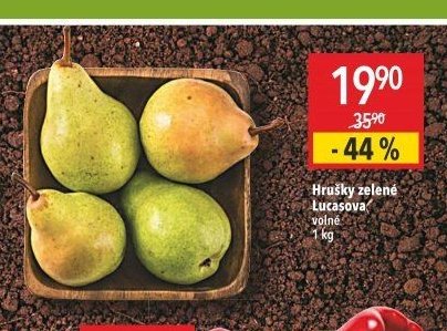 Hrušky zelené Lucasova