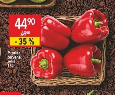 Paprika červená