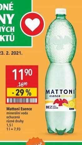 Mattoni Esence minerální voda