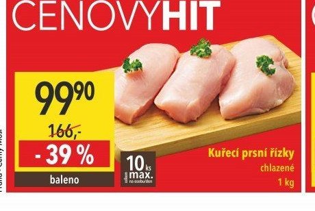 Kuřecí prsní řízky