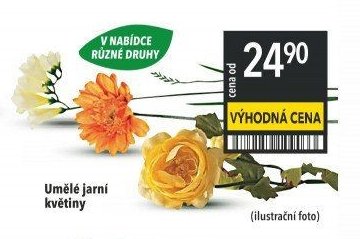 Umělé jarní květiny