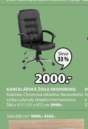 Kancelářská židle Skodsborg - Jysk akcniletaky.com