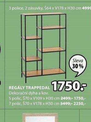 Regály Trappedal (5 polic) - Jysk akcniletaky.com