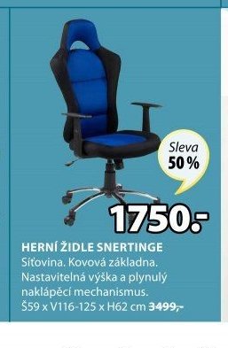 Herní židle Snertinge - Jysk akcniletaky.com