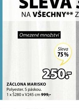 Záclona Marisko - Jysk akcniletaky.com