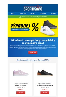 akční leták Sportisimo 17.2.2021-22.2.2021
