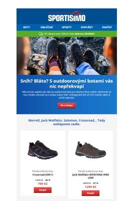 akční leták Sportisimo 19.2.2021-24.2.2021