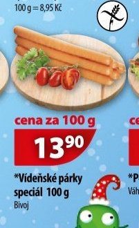 Vídeňské párky speciál 100 g
