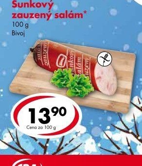 Šunkový zauzený salám