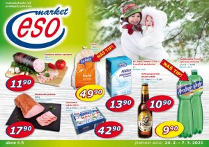 akční leták ESO MARKET 24.2.2021-7.3.2021